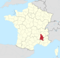Département 26 in France 2016