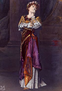 Archivo:Dame Ellen Terry as Imogen Shakespeare heroine in Cymbeline