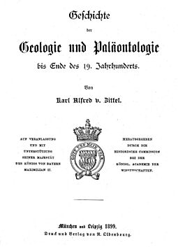 Archivo:Geschichte d Geologie und Paläontologie Zittel