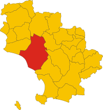 Map of comune of Grosseto (province of Grosseto, region Tuscany, Italy).svg