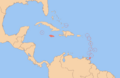 Map of the West Indies Federation