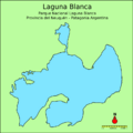 Mapa Laguna Blanca Provincia del Neuquen
