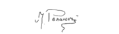 Firma de Miguel Aleksándrovich de Rusia