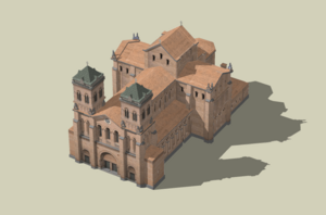 Archivo:Modelo en 3D - Catedral Basílica Metropolitana de Medellin 1