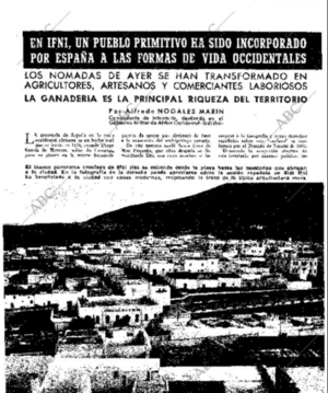 Archivo:Noticia de ABC que refleja como España denigraba a la población de Ifni. 21 de diciembre de 1957
