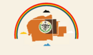 Official design of the Navajo Nation flag as it was adopted on May 21, 1968.svg