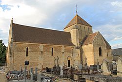 Percy-en-Auge église Saint-Gervais sud.JPG