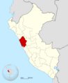 Peru - Ancash Department (locator map)