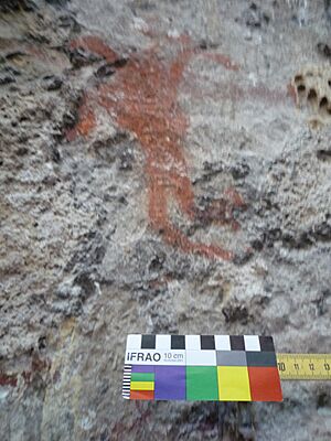 Archivo:Pintura antropomorfo, Cueva de Corinto, El Salvador