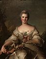 Portrait of Madame de La Porte by Jean-Marc Nattier