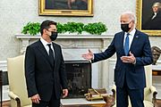 President Joe Biden and President Volodymyr Zelensky