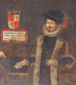 Retratos de D. Henrique Manuel de Vilhena e de D. Brites de Sousa, Senhores de Cascais (séc. XVII) - Palácio Ficalho, Serpa (cropped)