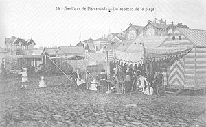 Archivo:Sanlucar barrameda playa principios s XX