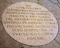 Archivo:SavonarolaPlaque crop gobeirne
