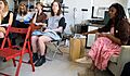 Simone Leigh gives a lecture to the New York Arts Practicum