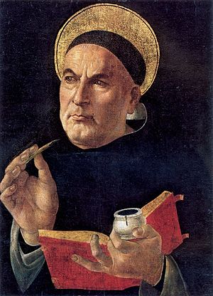 Archivo:Thomas Aquinas by Sandro Botticelli