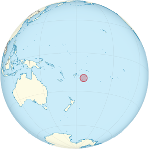 Archivo:Tonga on the globe (Polynesia centered)