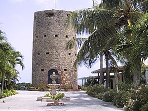 Archivo:USVI St. Thomas - Charlotte Amalie - Blackbeard Castle