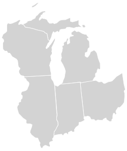US Census Division - East North Central.svg