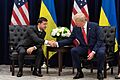 Volodymyr Zelensky and Donald Trump 2019-09-25 01