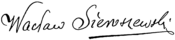 Wacław Sieroszewski signature.svg