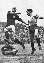 Archivo:1947–48 Serie A - AC Torino v Alessandria US - Guglielmo Gabetto