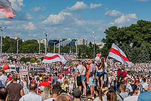 Archivo:2020 Belarusian protests — Minsk, 16 August p0035