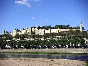 Archivo:Château de Chinon vue de la Vienne