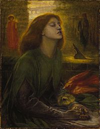 Dante Gabriel Rossetti - Beata Beatrix, 1864-1870