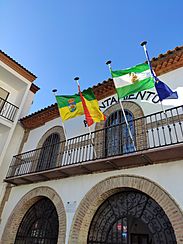 Archivo:Detalle de la bandera de Alfarnate