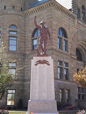 Archivo:Doughboy Monument Hartford City IN