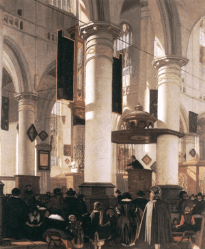 Archivo:Interior of a Calvinist church