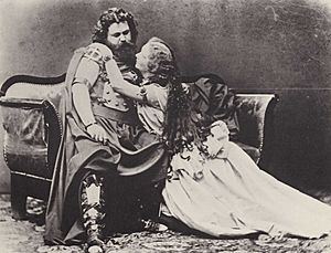 Archivo:Joseph Albert - Ludwig und Malwine Schnorr von Carolsfeld - Tristan und Isolde, 1865e