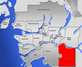 Langley, British Columbia (district municipality) Location.png