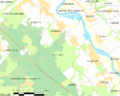 Map commune FR insee code 33552