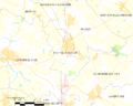 Map commune FR insee code 85019