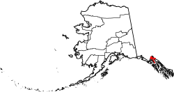 Map of Alaska highlighting Haines Borough.svg