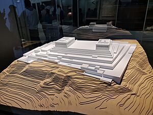 Archivo:Maqueta de la ciudadela de Pachacamac