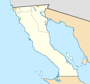 Isla Montague ubicada en Baja California