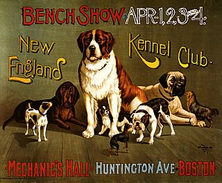 Archivo:New England Kennel Club bench show, promotional poster, ca. 1890
