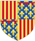 Personal Arms of Raymond Berengar of Aragon and Anjou (1308-1366).svg