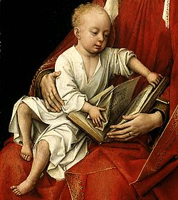 Archivo:Rogier van der Weyden - Virgin and Child (Durán Madonna) - Prado P02722 (Detail)