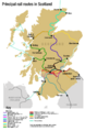 Scotland rail map