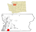 Snohomish County Washington Incorporated and Unincorporated areas Maltby Highlighted