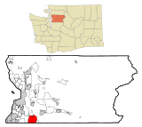Snohomish County Washington Incorporated and Unincorporated areas Maltby Highlighted.svg