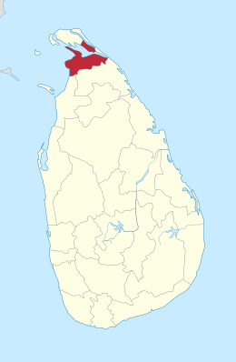 Sri Lanka districts Kilinochchi.svg