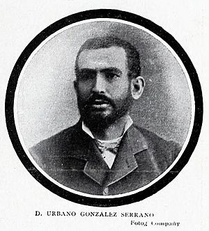 Archivo:Urbano González Serrano, de Compañy, Blanco y Negro, 23-01-1904