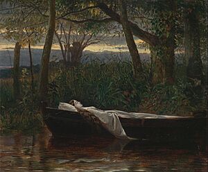 Archivo:Walter Crane - The Lady of Shalott - Google Art Project