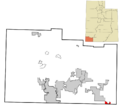 Washington County Utah incorporated and unincorporated areas Hildale highlighted
