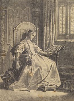 1868, Mugeres célebres de España y Portugal, Gimena mujer del Cid, AB195 0363 (cropped).jpg